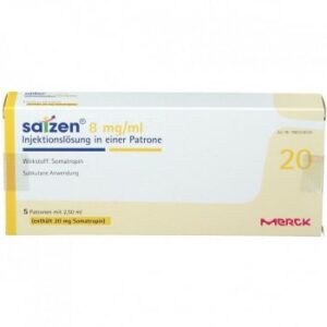 Buy Saizen 60IU 20 mg/2.5 ml. Cartridge